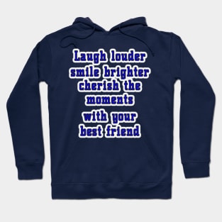 True Friends: Celebrating Togetherness on Best Friend Day" Hoodie